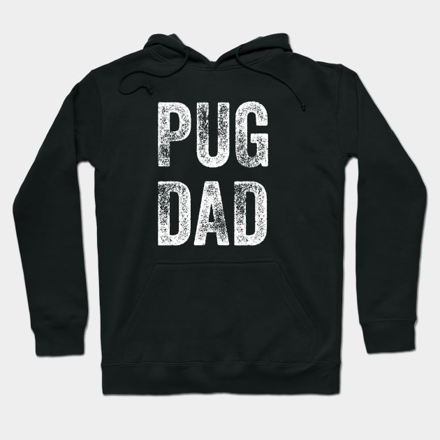 Funny Pug Dad Gifts for dad Hoodie by fadi1994